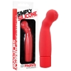 Simply Silicone 8 X Midi G's Red G-tickler Vibrator