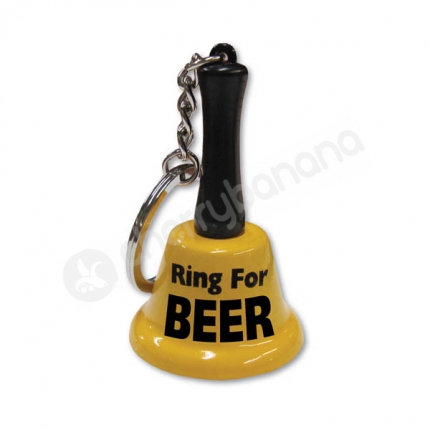Ring For Beer Table Bell Keyring
