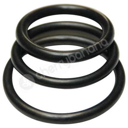 Kinklab Rubber Cock Rings 3 Pack