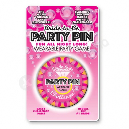 Bride To Be Party Pin