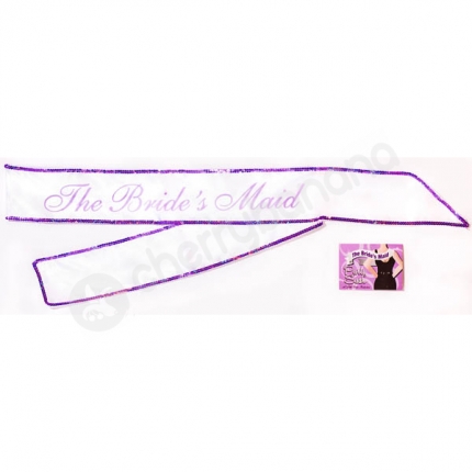 The Bride's Maid Sash The Bride's Maid Sash