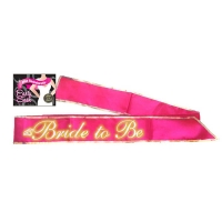 Bride-to-be Pink Sash