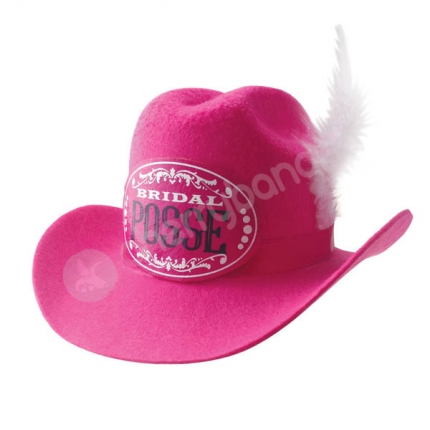 Pink Bridal Posse Hat