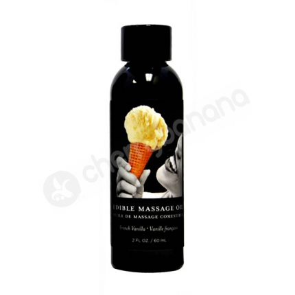 French Vanilla Edible Massage Oil 59ml