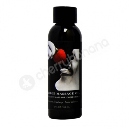 Succulent Strawberry Edible Massage Oil 59ml