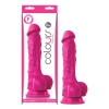 Colours Pleasures Pink 7" Firm Realistic Silicone Dildo