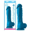 Coloursoft Blue 8'' Soft Dildo