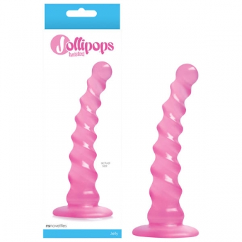 Jollipops Twisted Pink Butt Plug