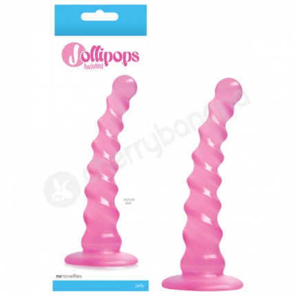 Jollipops Twisted Pink Butt Plug