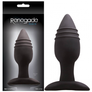Renegade Plug IV Black Butt Plug