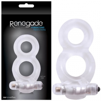 Renegade - Clear Vibrating Men's Cock Ring