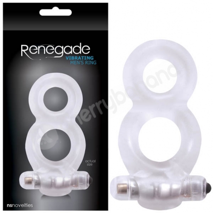 Renegade - Clear Vibrating Men's Cock Ring