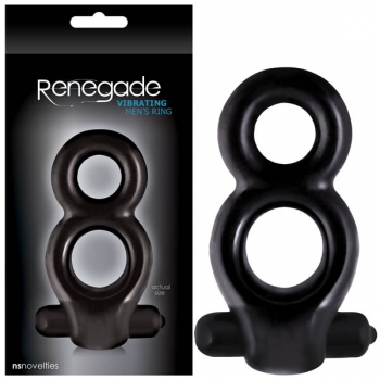Renegade - Black Vibrating Men's Cock Ring