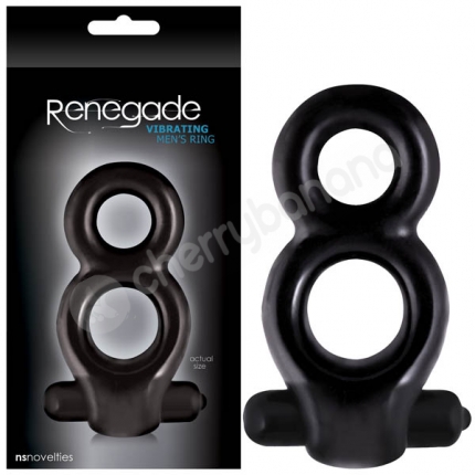 Renegade - Black Vibrating Men's Cock Ring
