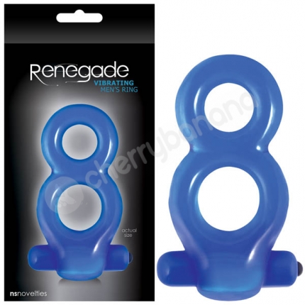 Renegade - Blue Vibrating Men's Cock Ring