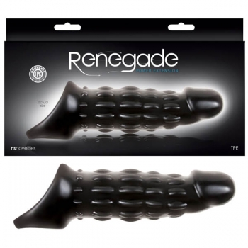 Renegade Black Power Extension Penis Sleeve