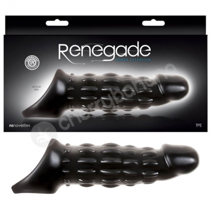 Renegade Black Power Extension Penis Sleeve