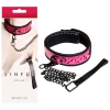 Sinful Pink/Black Collar