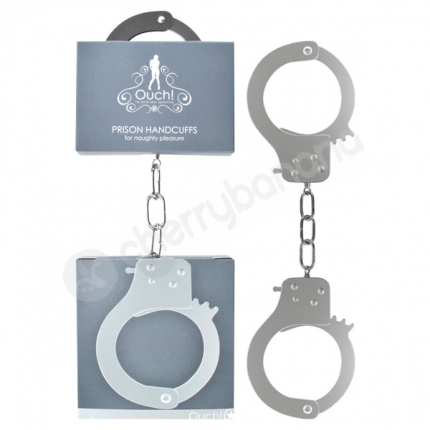 Ouch Silver Prison Handcuffs