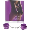 Ouch Purple Leather Cuffs