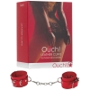 Ouch Red Leather Cuffs