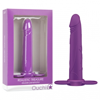 Ouch Purple Realistic Treasure Double Penetrator