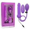 Ouch Purple Inflatable Vibrating Silicone Dong