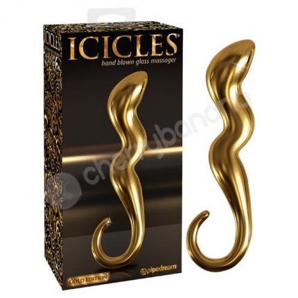 Icicles Gold Edition #1 Glass Dildo