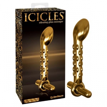 Icicles Gold Edition #7 Vibrating Dildo