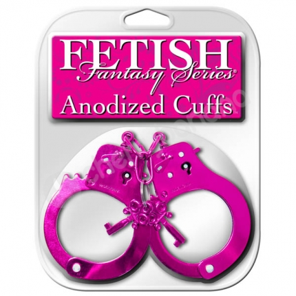 Fetish Fantasy Series Pink Anodized Cuffs