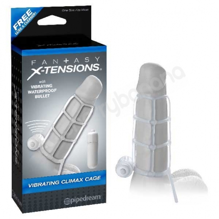 Fantasy X-tensions Vibrating Climax Cage Penis Sleeve