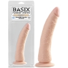 Basix Rubber Works Flesh Slim 7 Dildo