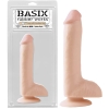 Basix Rubber Works Flesh 8'' Dong With Suction Cup