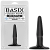 Basix Rubber Works Black Mini Butt Plug