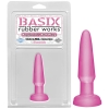 Basix Rubber Works Pink Beginner's Butt Plug
