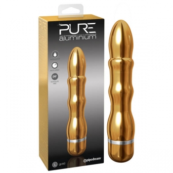 Pure Aluminium Gold Large Vibrator