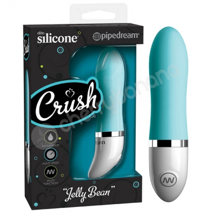Crush Blue Jelly Bean Bullet Vibrator