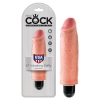 King Cock Flesh 6'' Vibrating Stiffy