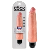 King Cock Flesh 8'' Vibrating Stiffy