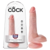 King Cock Flesh 6'' Cock With Balls