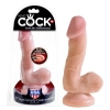 King Cock + Flesh 6.5'' Dual Density Cock With Balls