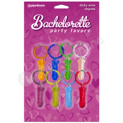 Bachelorette Party Favors Dicky Wine Charms