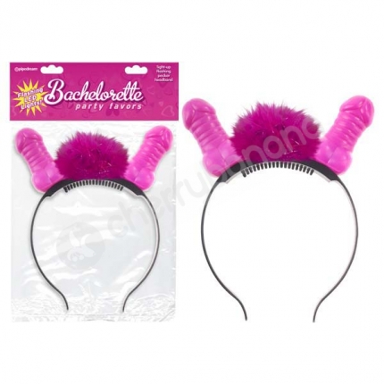 Bachelorette Party Favors Flashing Light-up Pecker Headband