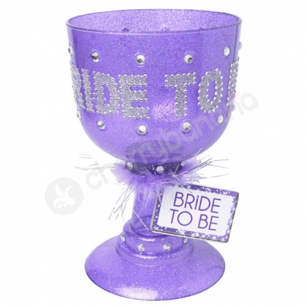 Bride To Be Purple Pimp Cup
