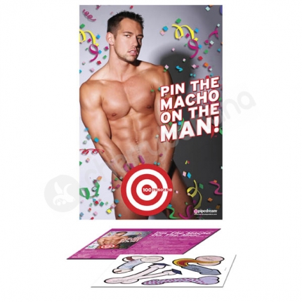 Pin The Macho On The Man Game Pin The Macho On The Man Game