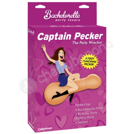 Bachelorette Party Favors Captain Pecker Inflatable Penis