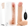 Realrock Vibrating 9'' Flesh Realistic Cock With Scrotum