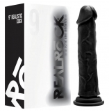 Realrock 9'' Black Realistic Cock