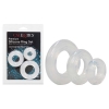 Premium Silicone Clear Cock Ring Set