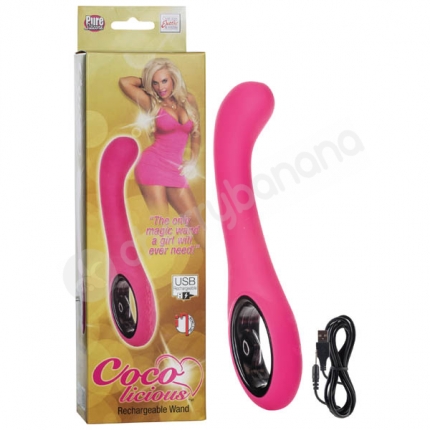 Coco Licious Pink Rechargeable Wand Vibrator